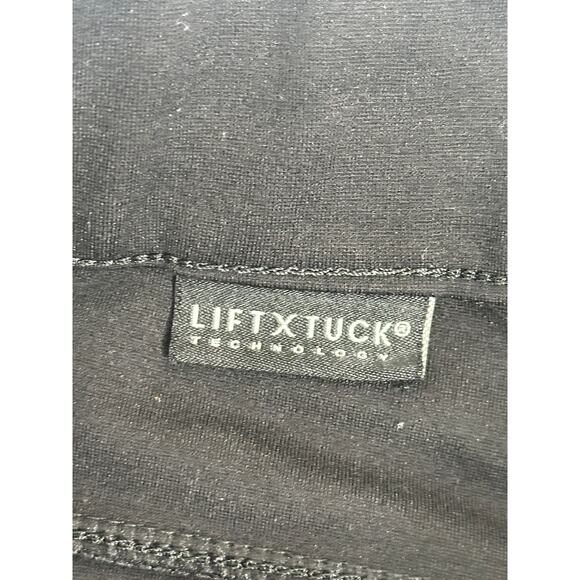 NYDJ Sculpt-Her Black Flare Leg Pants Pull On Ponte Office Workwear Business M - Picture 4 of 9